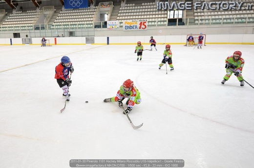 2011-01-30 Pinerolo 1101 Hockey Milano Rossoblu U10-Valpellice1 - Gioele Finessi